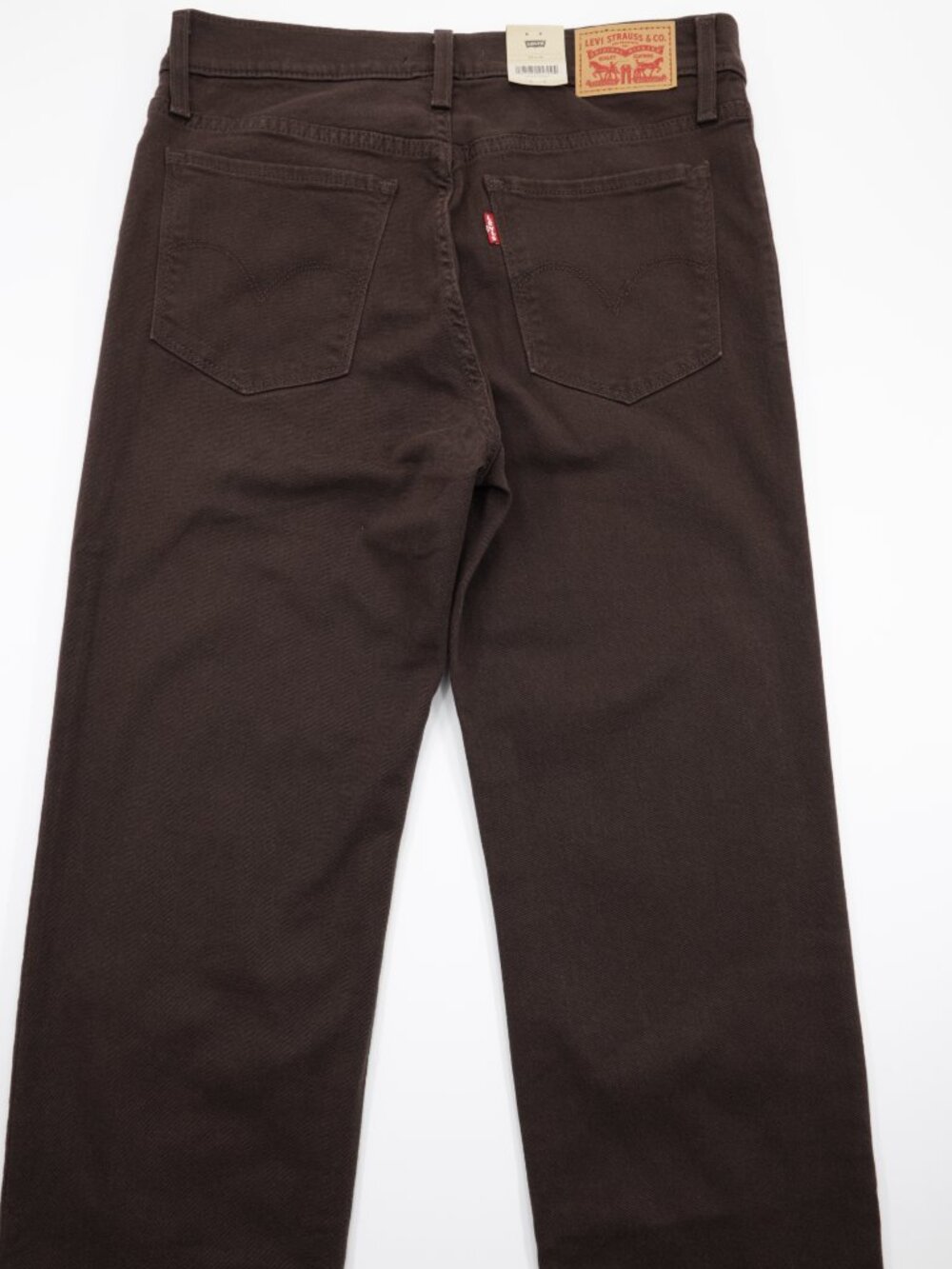 Levi's 314 Women's Shaping Straight Comfort Stretch Denim Jeans Brown Size 32X32 - Picture 7 of 12